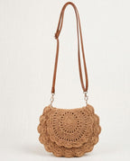 Soleil | Crochet Scallop Crossbody Bag