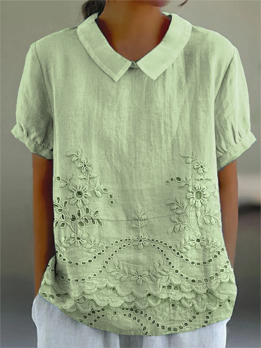 Sophie™ | Floral Embroidered Shirt