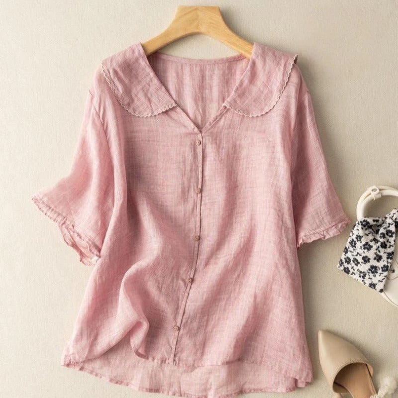 Julia™ | Linen Blouse