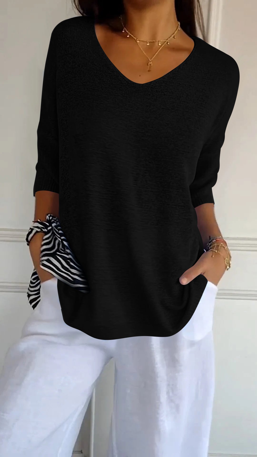 Rachel™ | Timeless V-Neck Top