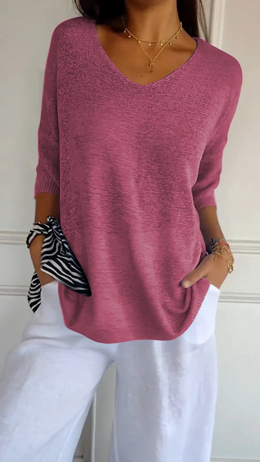 Rachel™ | Timeless V-Neck Top