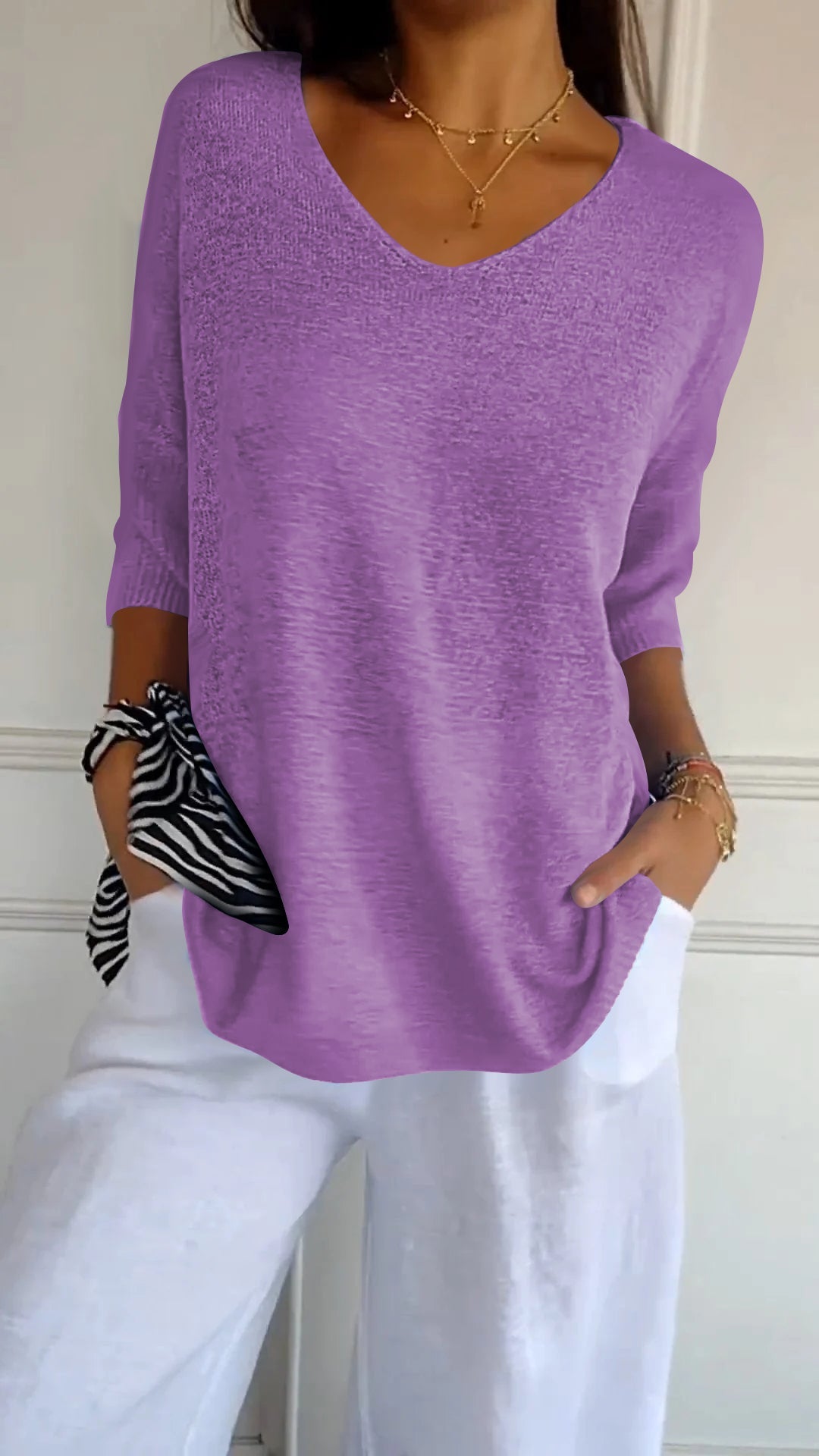 Rachel™ | Timeless V-Neck Top