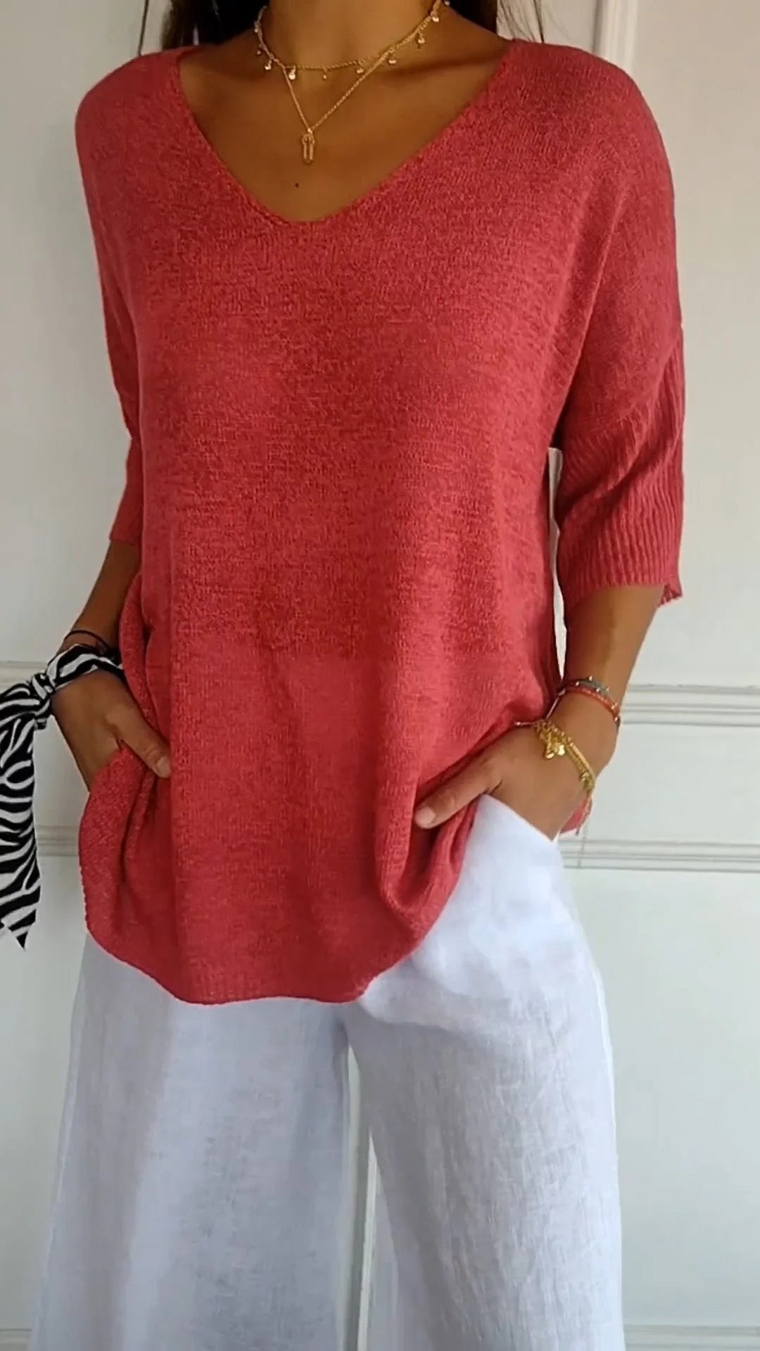 Rachel™ | Timeless V-Neck Top