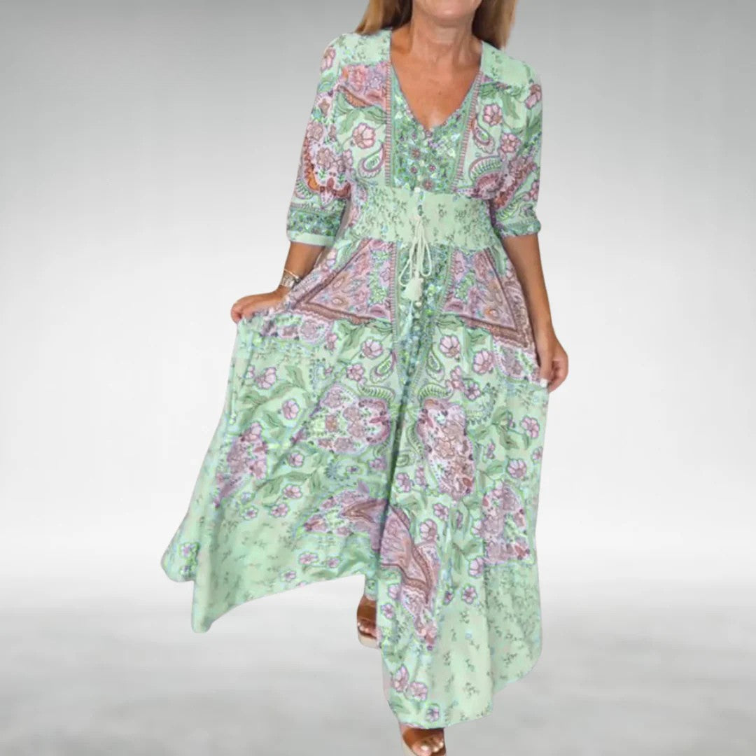 AMARA - BOHEMIAN MAXI DRESS