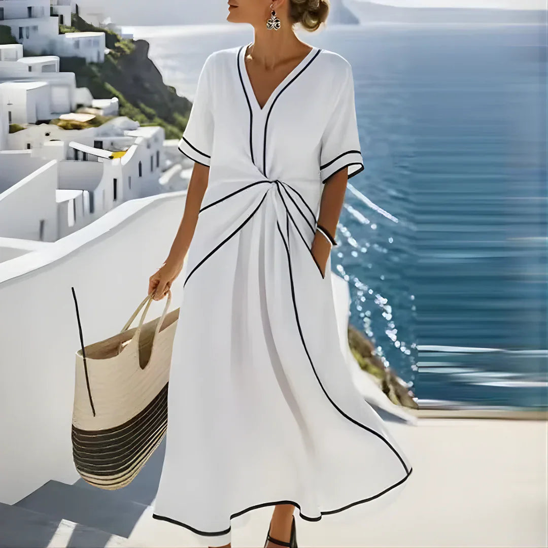 CASSIA - ELEGANT FLOWING DRESS