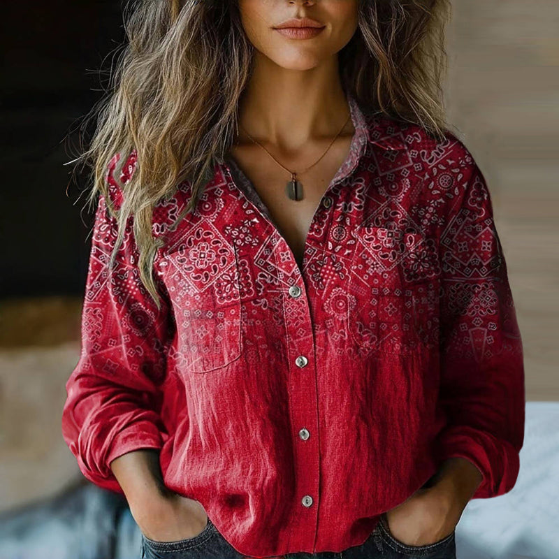 Lila™ | Classic Floral Printed Blouse