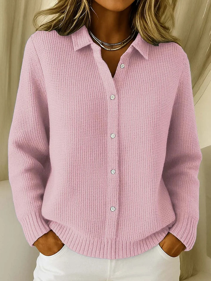 Lila™ | Knitted Collar Sweater