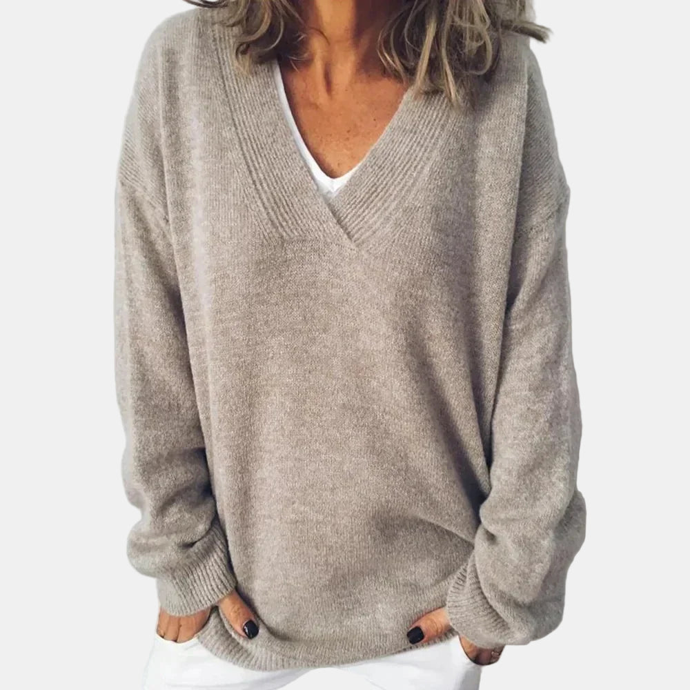 Nadia™ | Soft V-Neck Sweater