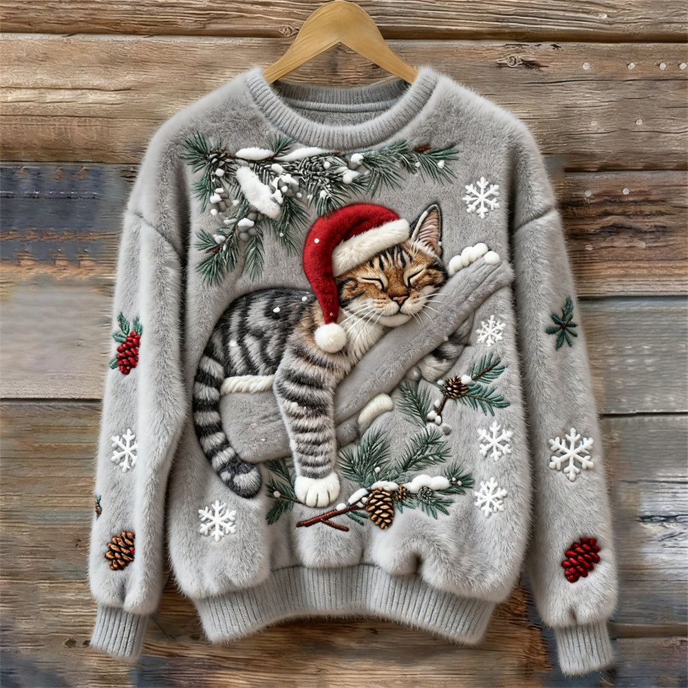 Hannah™ | Christmas Cat Sweater