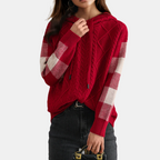 Brielle™ | Cable Knit Hoodie Sweater