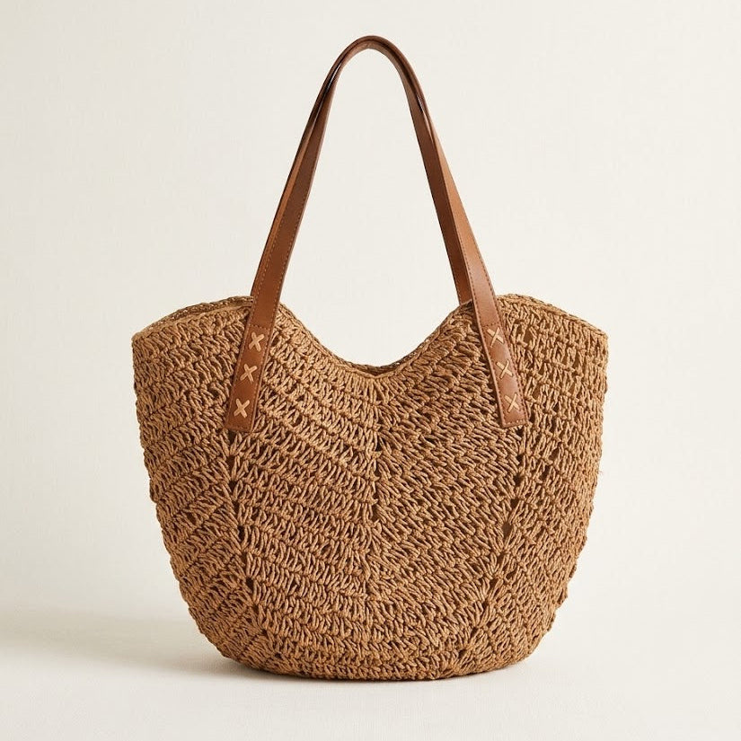 Costa | Woven Straw Tote Bag
