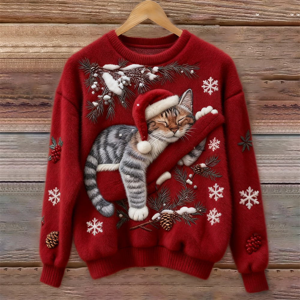Hannah™ | Christmas Cat Sweater