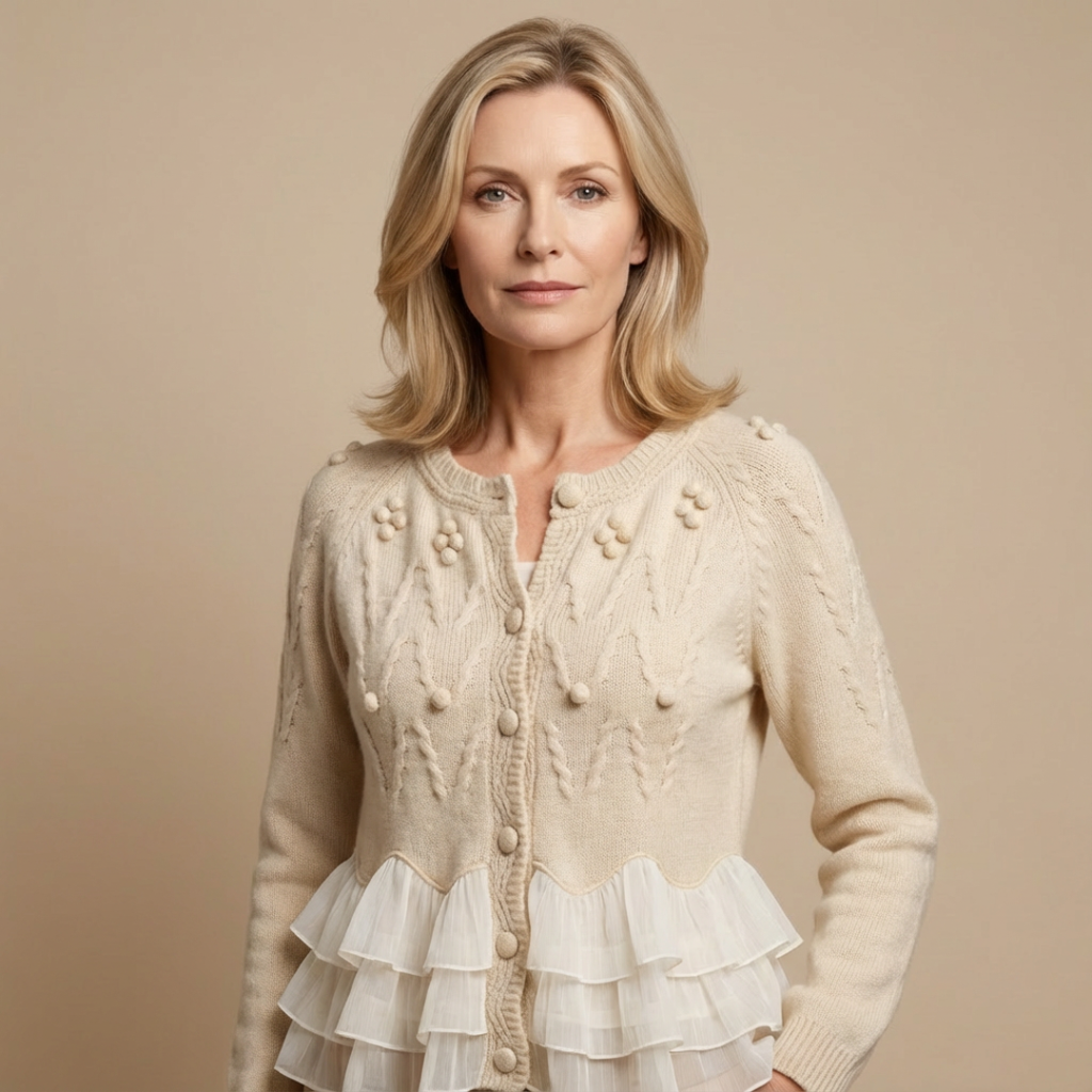 Natalie™ | Ruffle Cardigan