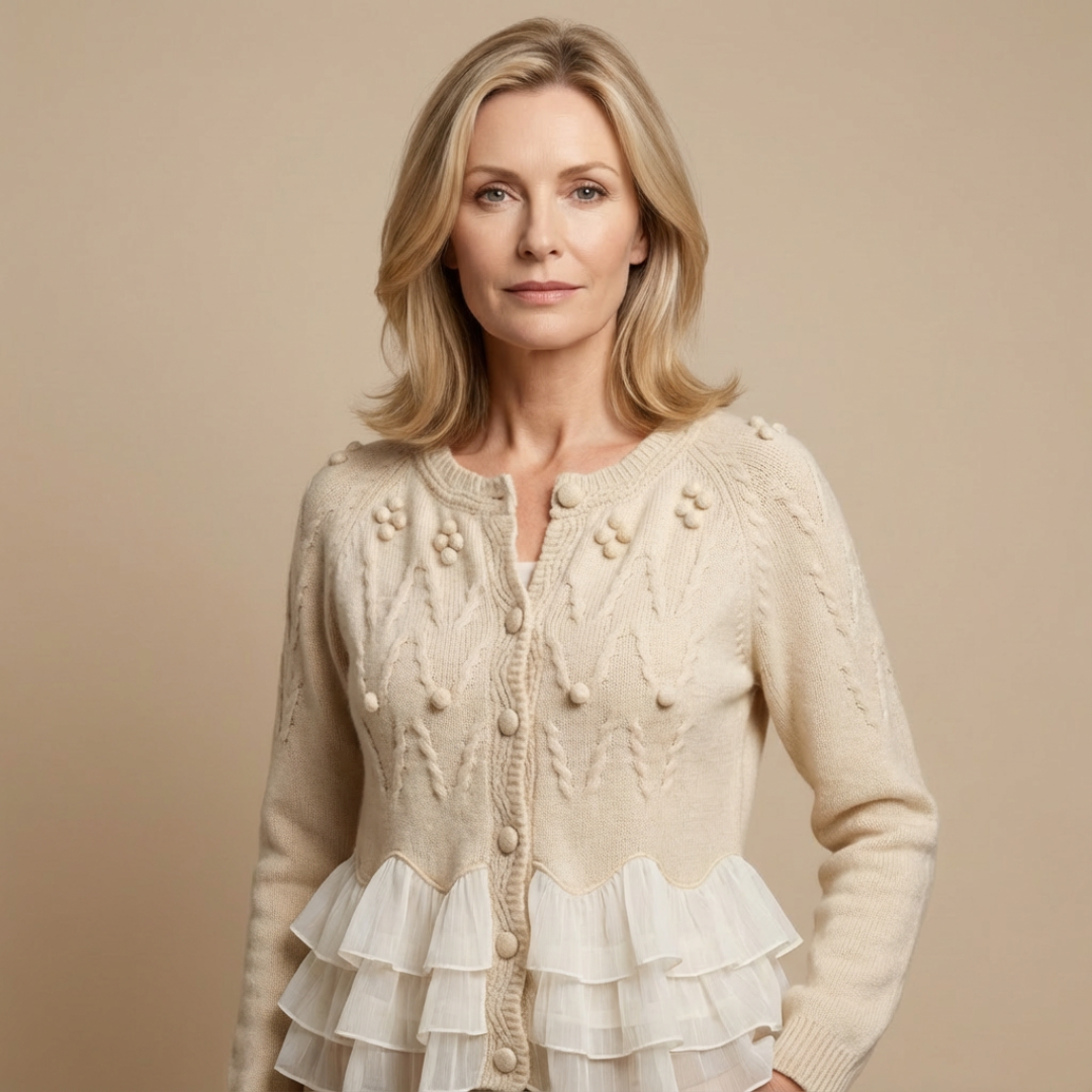 Natalie™ | Ruffle Cardigan