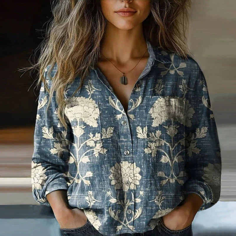 Lila™ | Classic Floral Printed Blouse