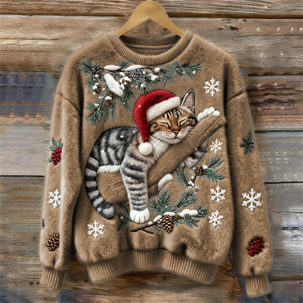 Hannah™ | Christmas Cat Sweater