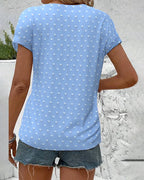 Lila™ | Button Down V-Neck Shirt