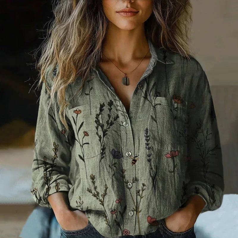 Lila™ | Classic Floral Printed Blouse