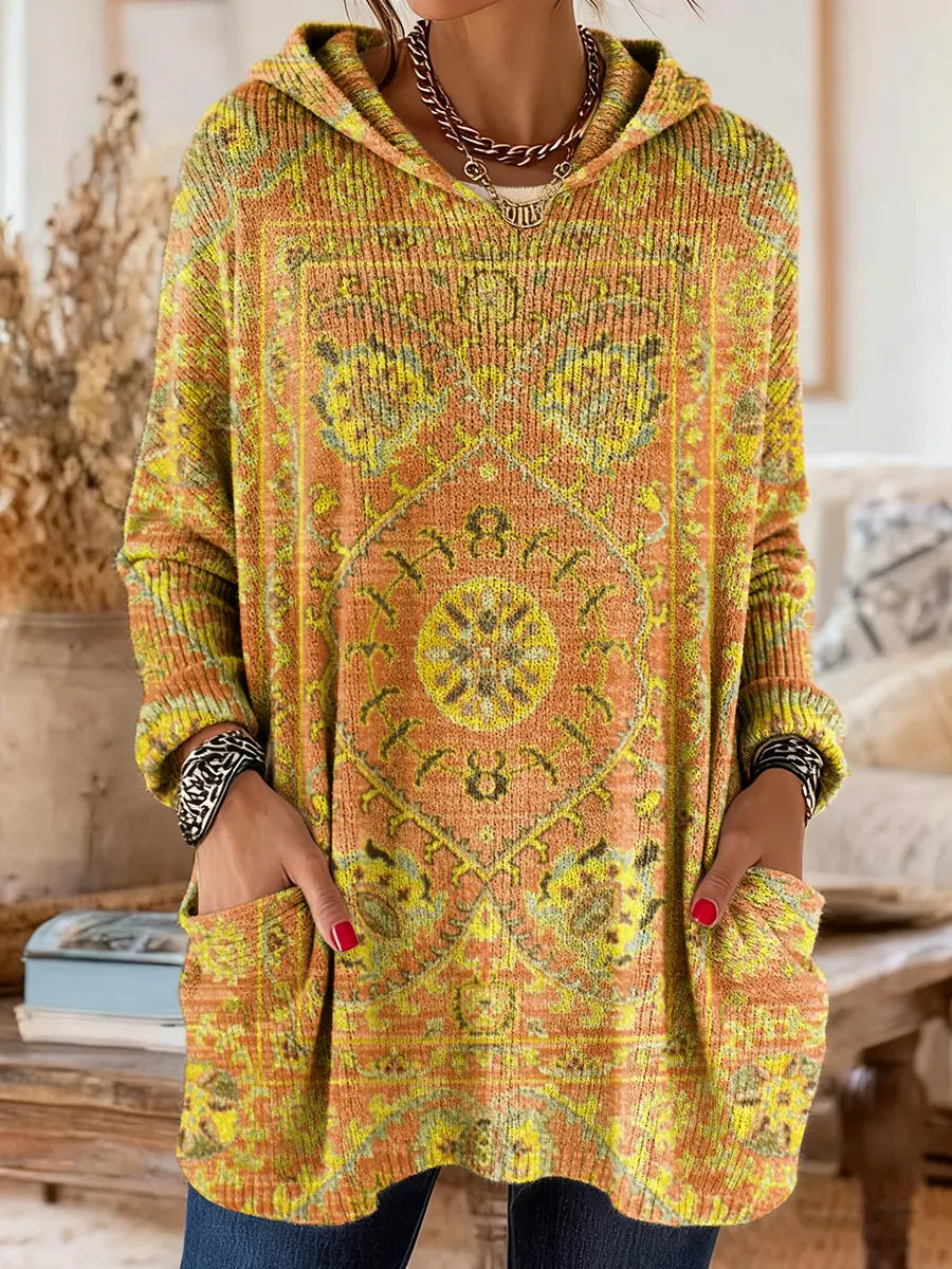 Jessica™ | Hooded Knit Tunic With Pockets