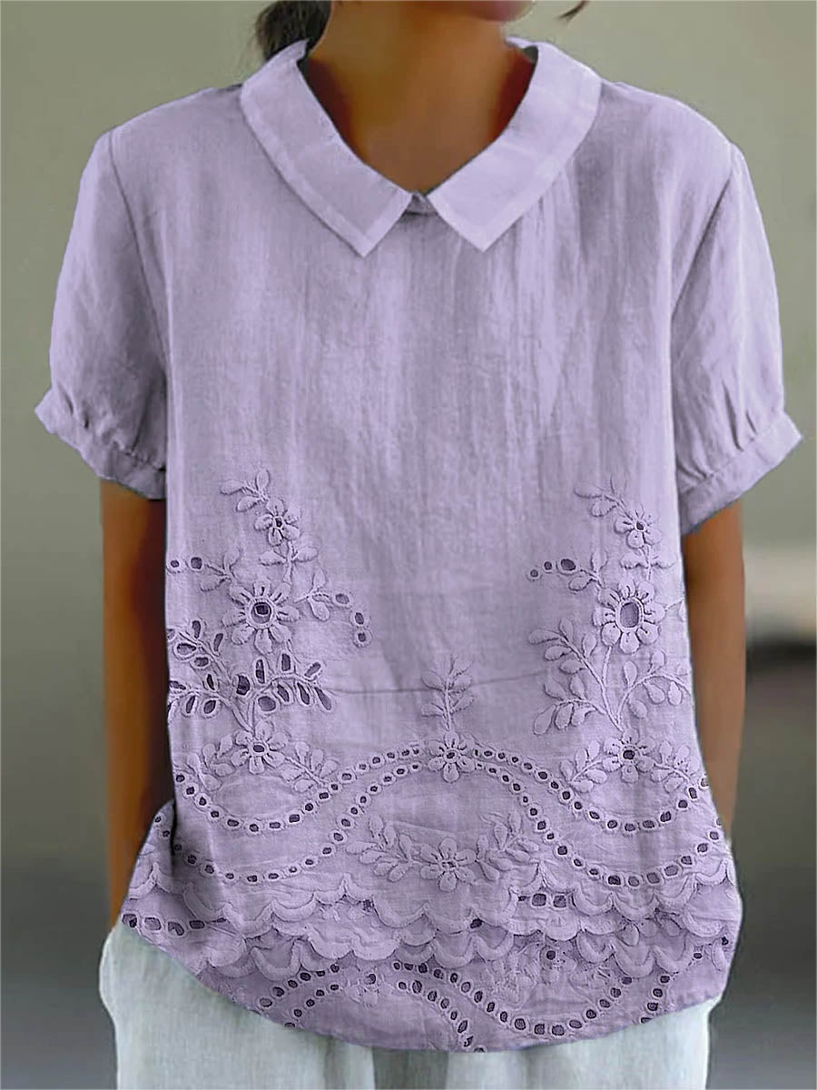 Sophie™ | Floral Embroidered Shirt