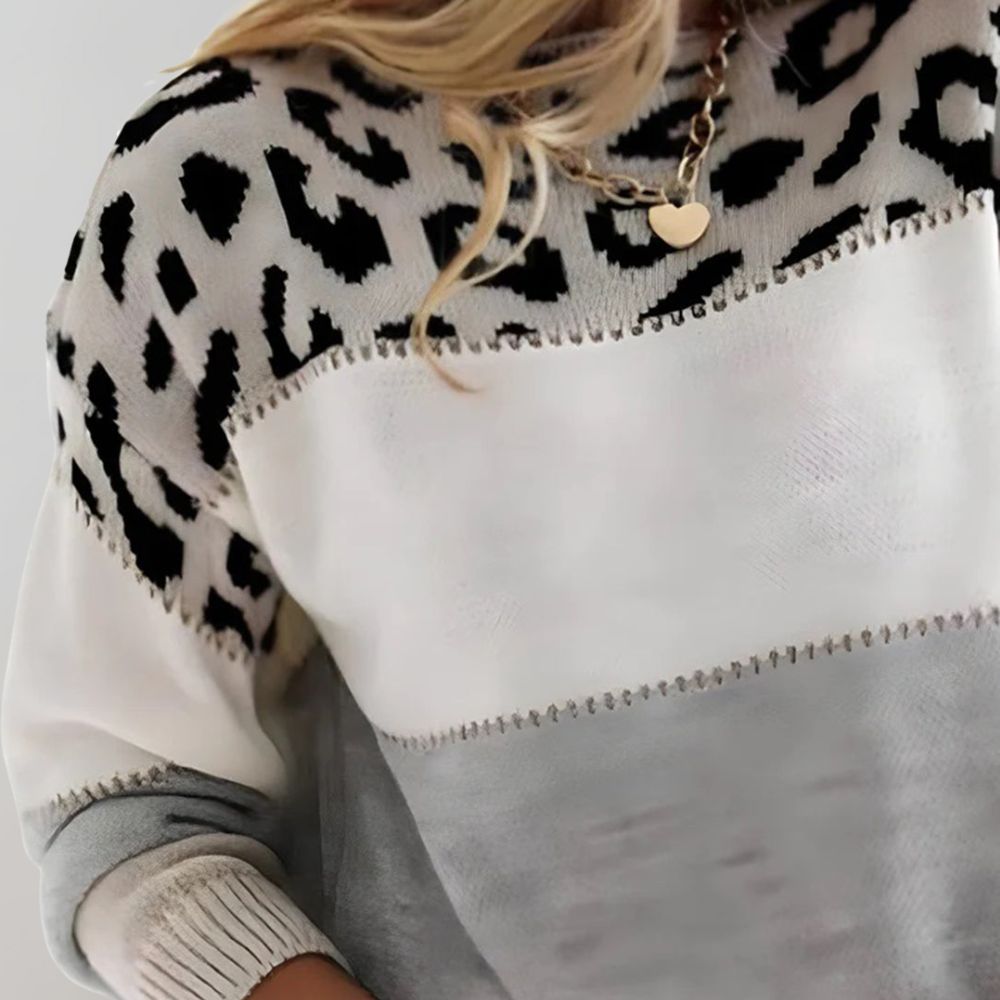 Maria™  | Elegant Leopard Sweater