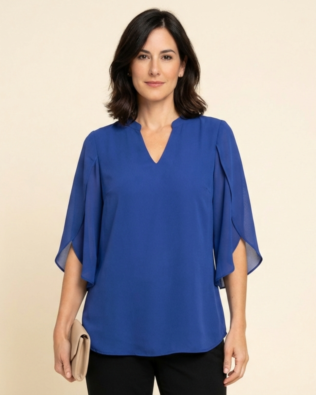 Lillian™ | Soft-Touch Layered Blouse