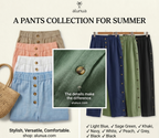 Soleil | Linen Button-Side Trousers