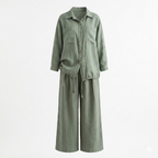 Paloma | Oversized Shirt & Wide-Leg Trousers Set