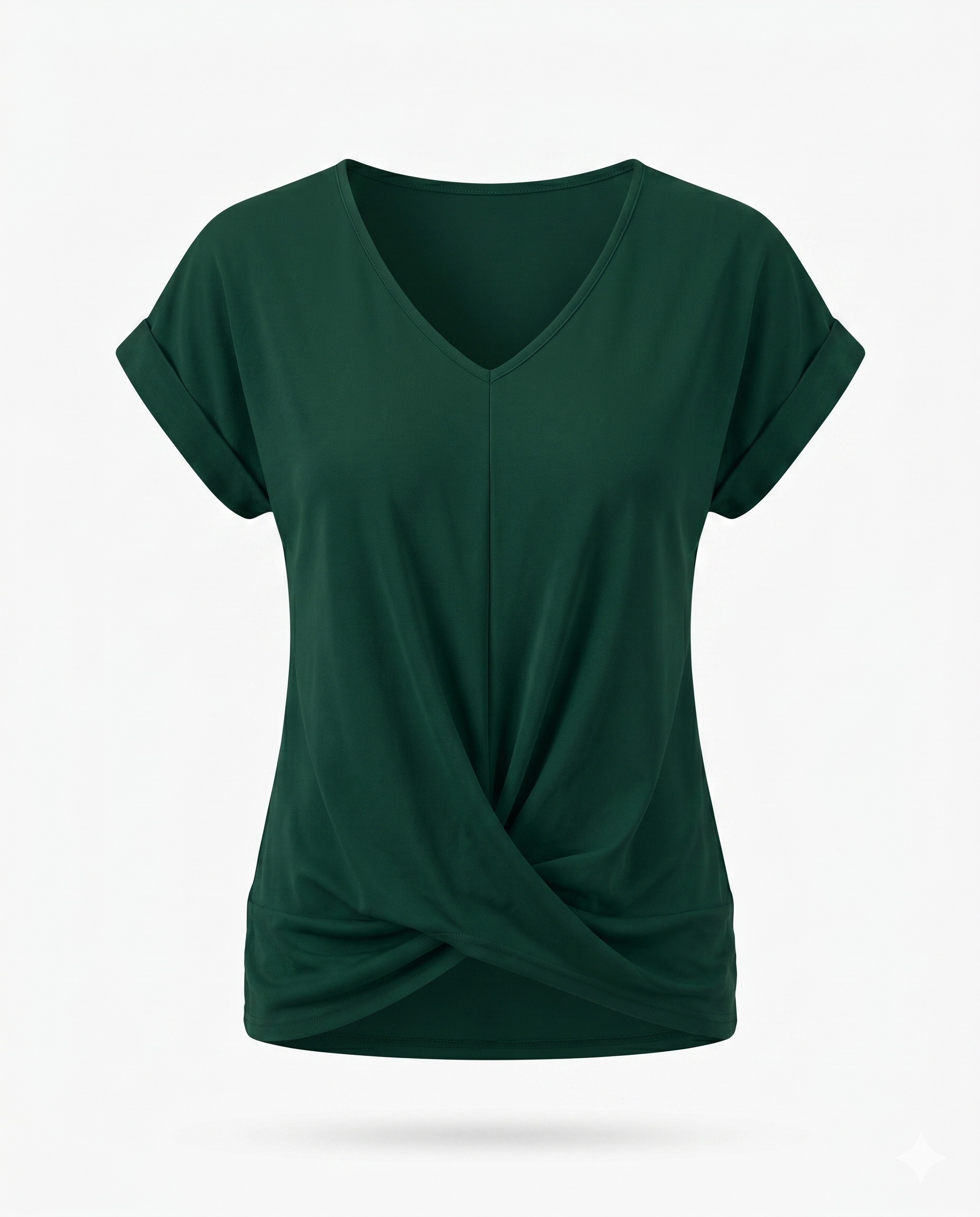 Carla™ | Tummy-Tucking V-Neck Top