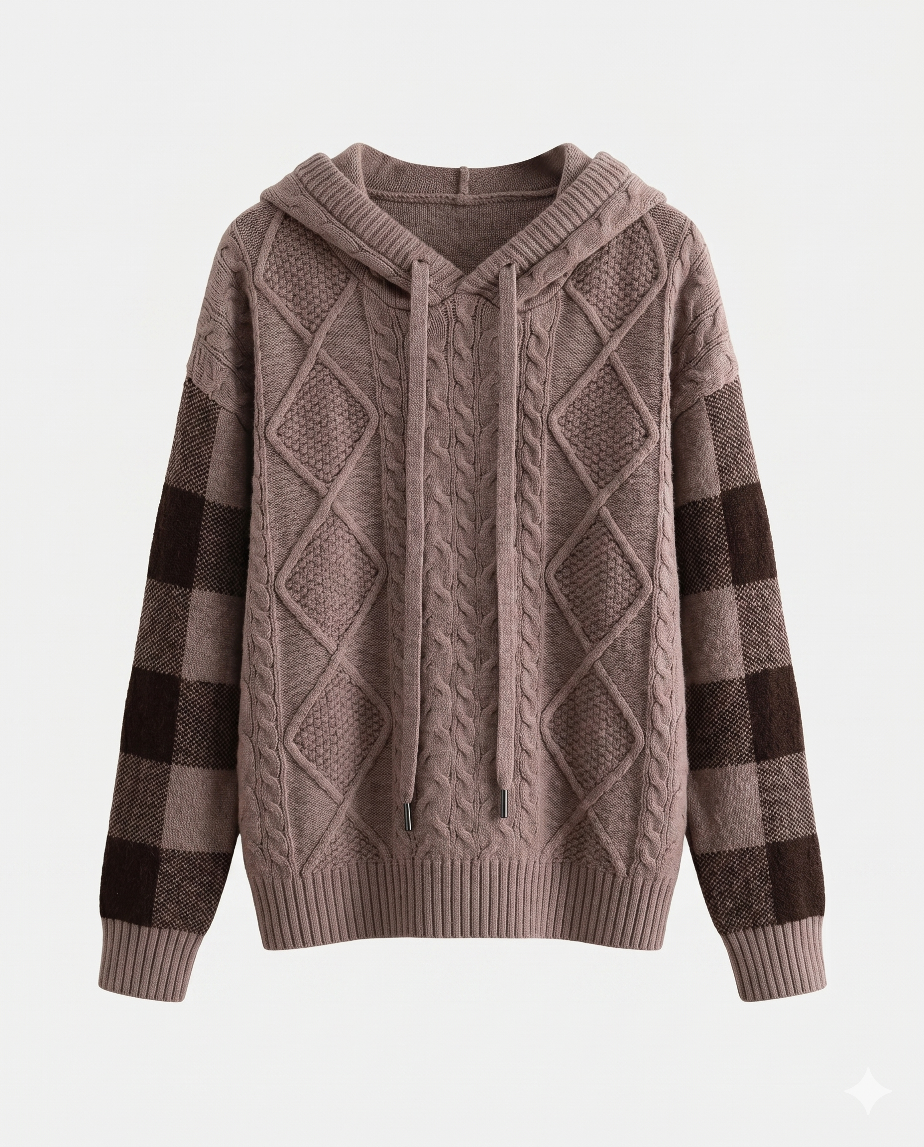 Brielle™ | Cable Knit Hoodie Sweater