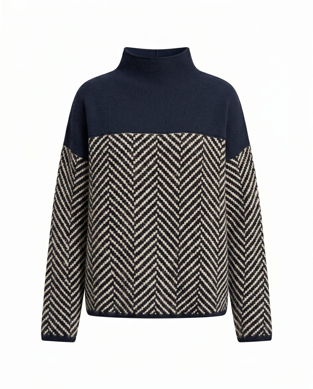 Eva™ | Herringbone Knit Sweater