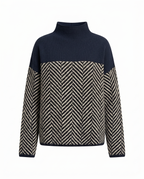 Eva™ | Herringbone Knit Sweater