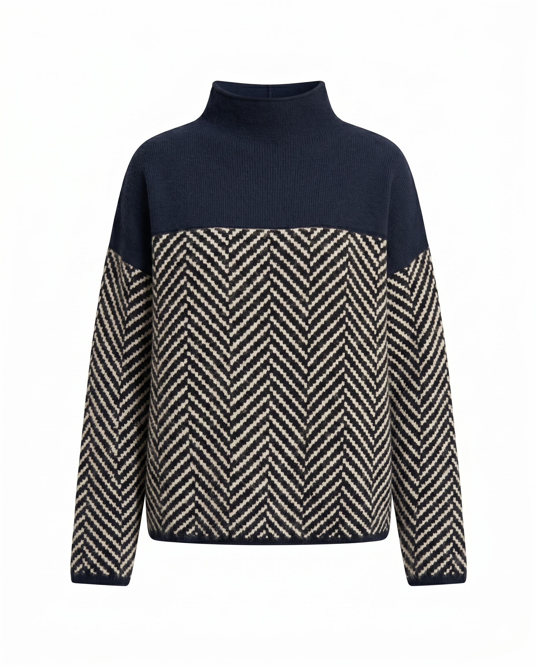Eva™ | Herringbone Knit Sweater