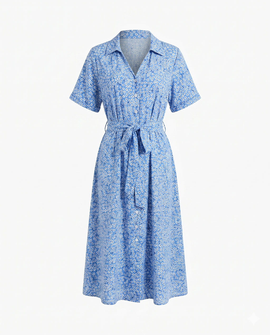 MILA - WOMAN'S MIDI DRESS FLORAL PRINT