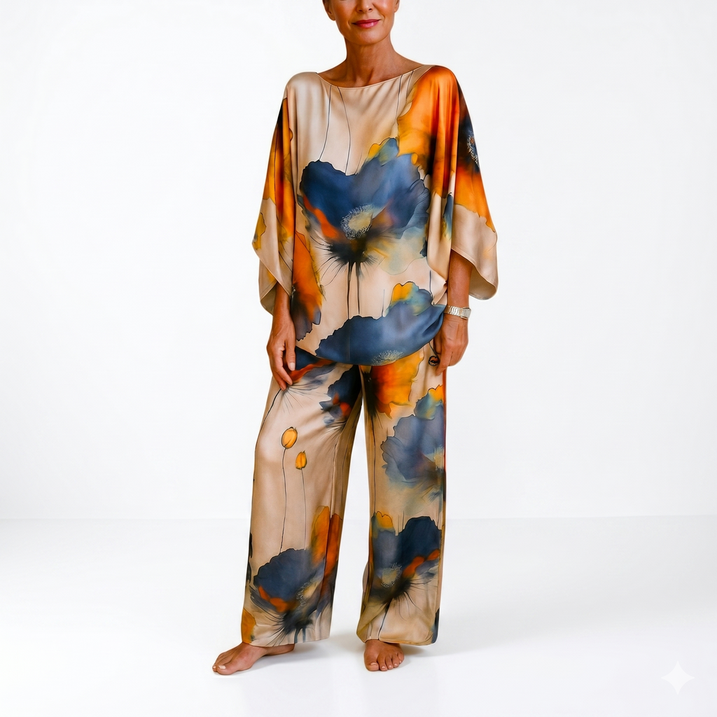 Moniek™ | Satin Two-Piece Women's Set