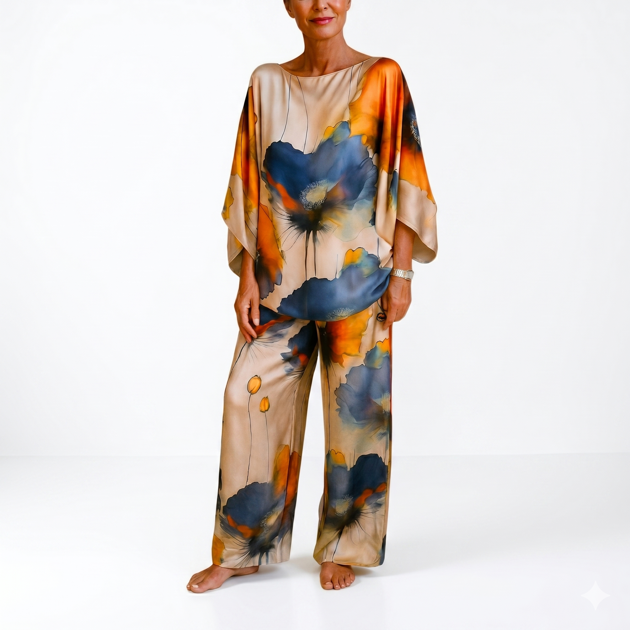 Moniek™ | Satin Two-Piece Women's Set