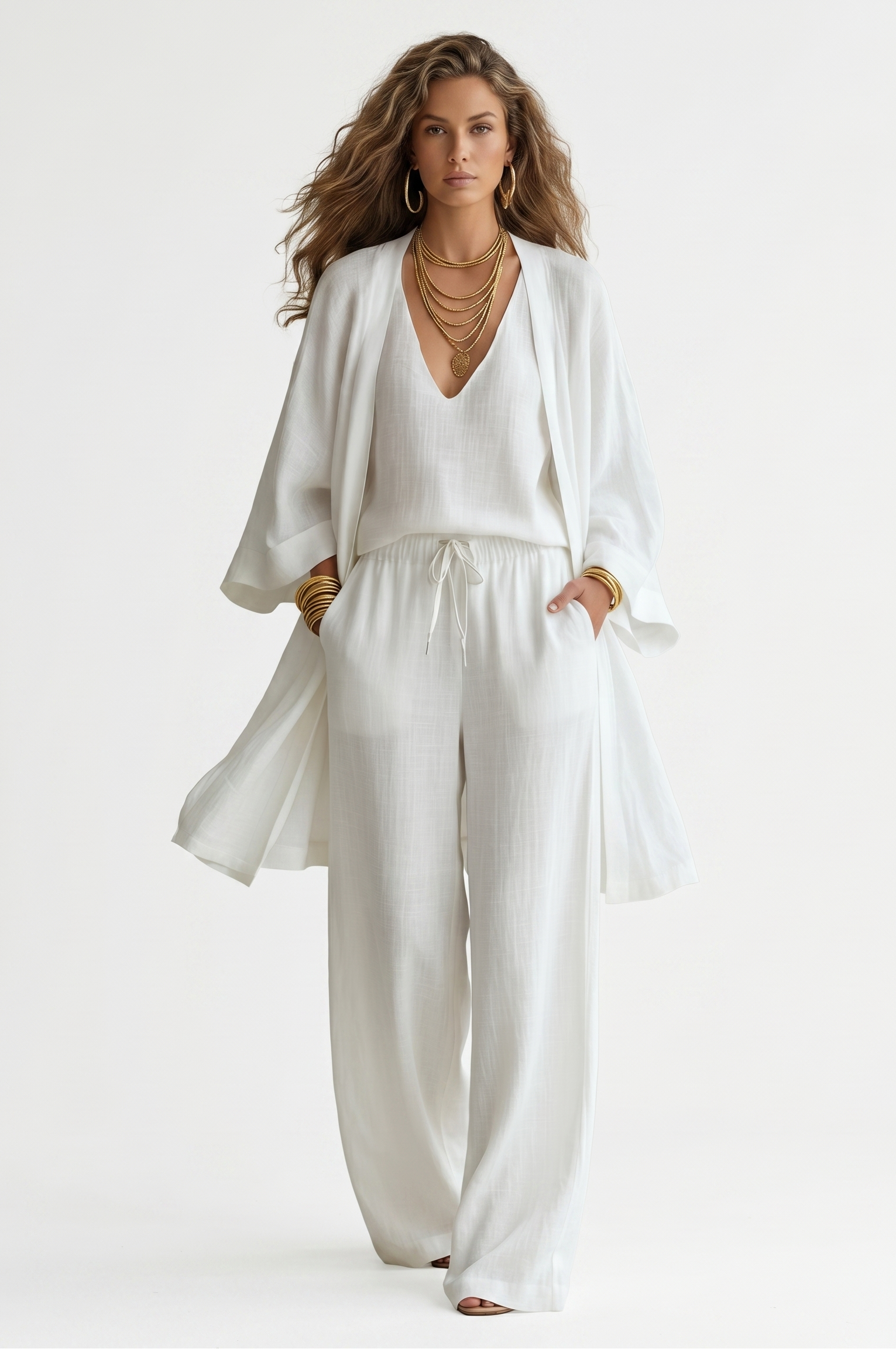 Solene | Minimalist Cotton Linen Set
