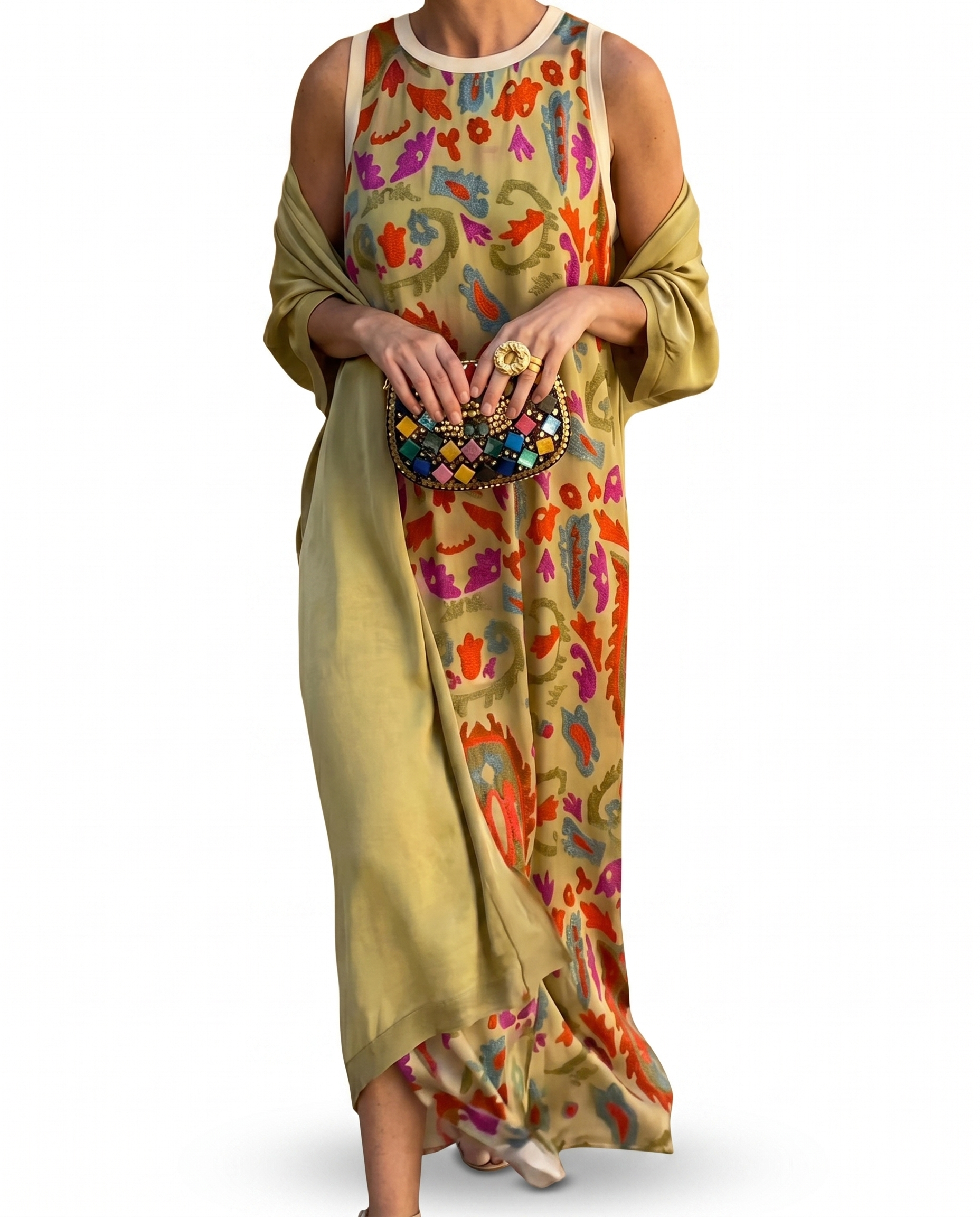 Delly - Boho Chic Two-Piece Dress