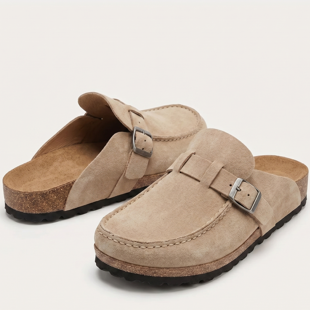 Maeve | Buckle Clog Mules