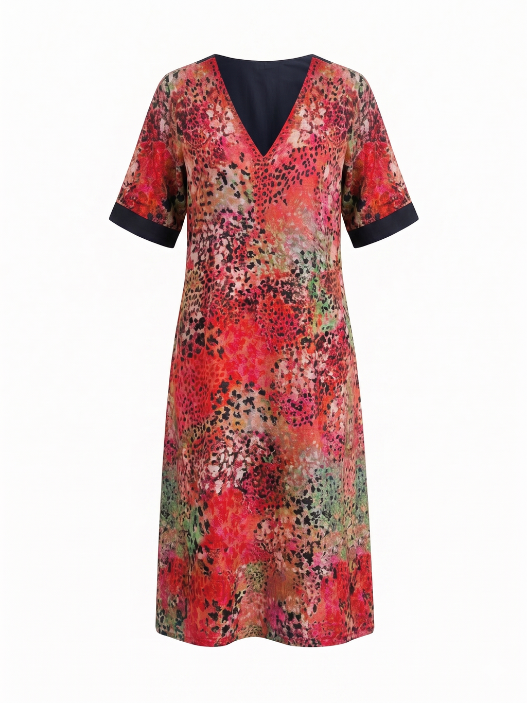 Andrea - Vibrant Midi Dress