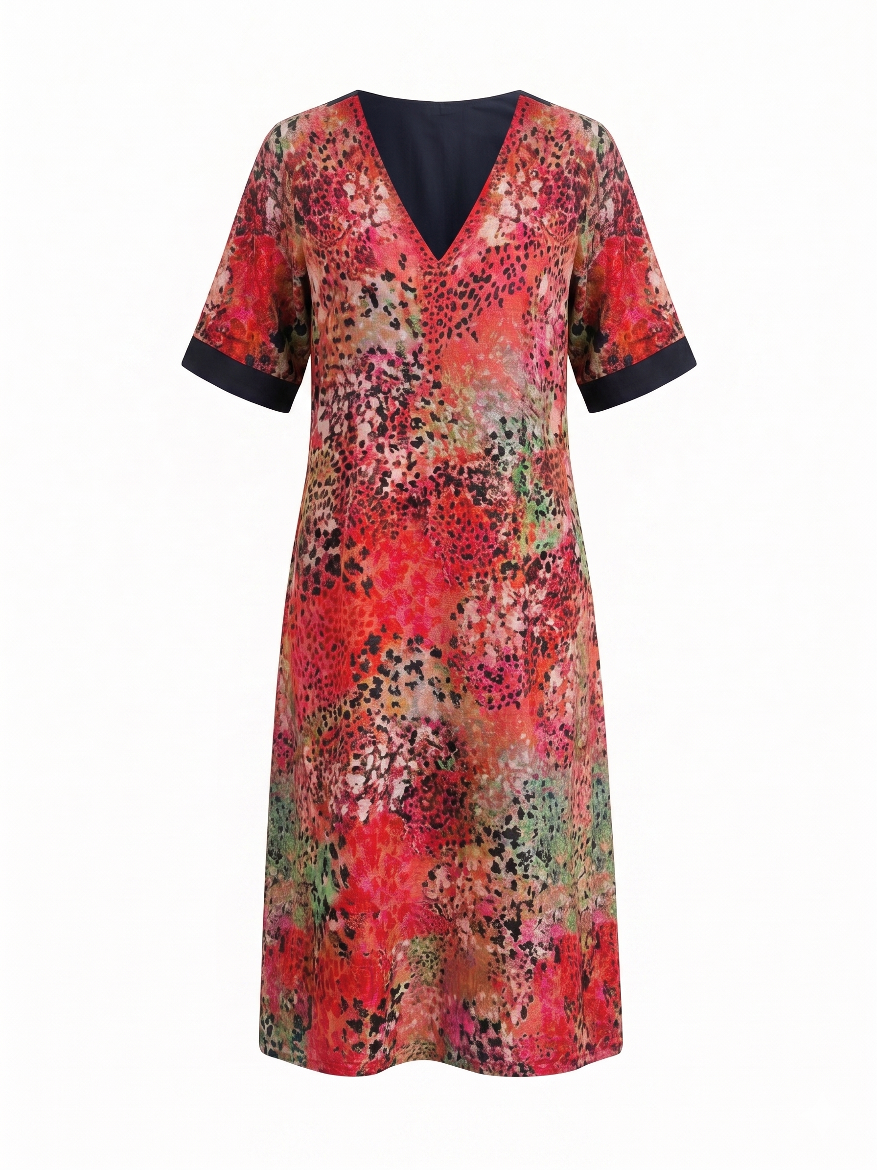 Andrea - Vibrant Midi Dress