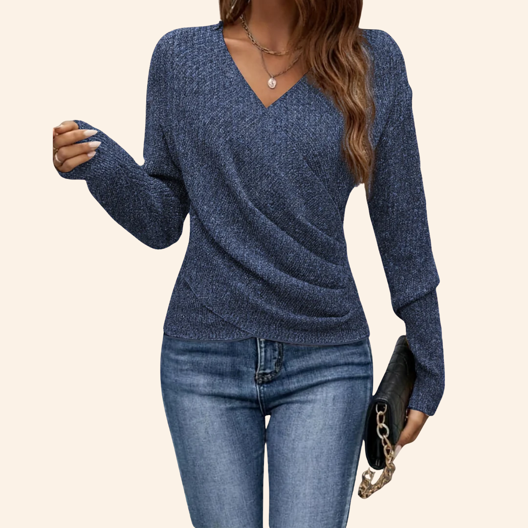 Emily™ | Wrap V-Neck Top