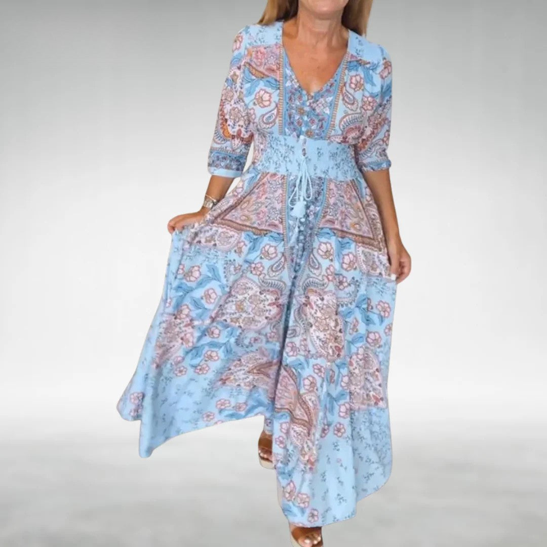 AMARA - BOHEMIAN MAXI DRESS