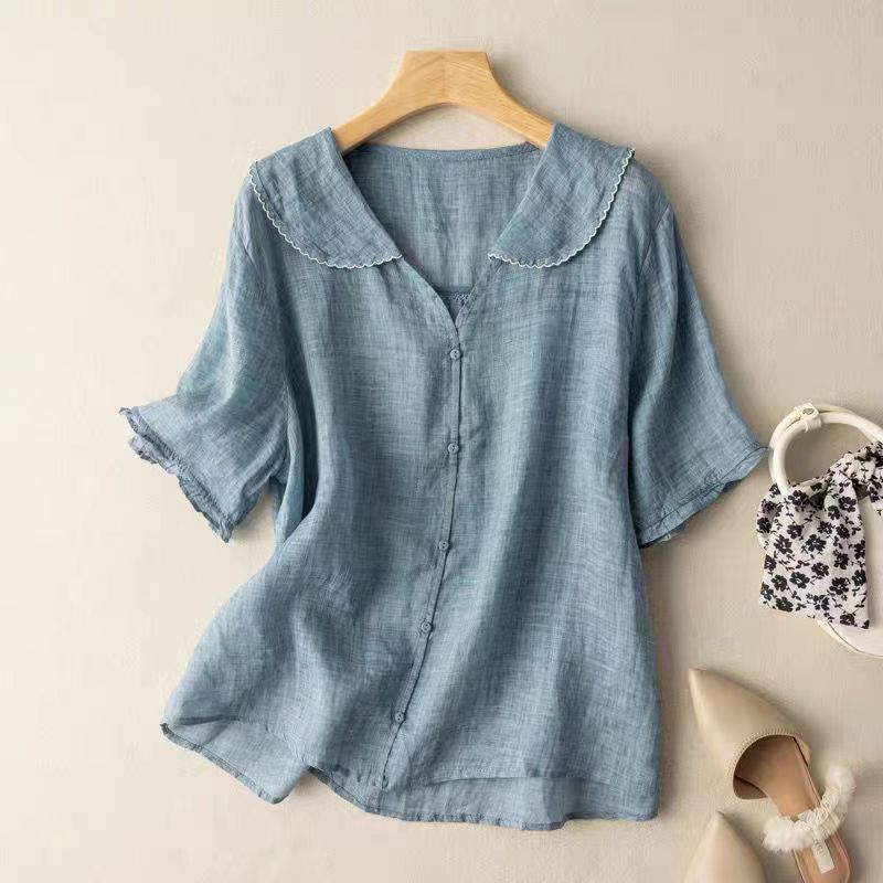 Julia™ | Linen Blouse
