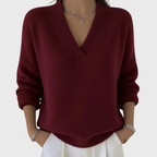 Leah™ | V-Neck Knit Sweater