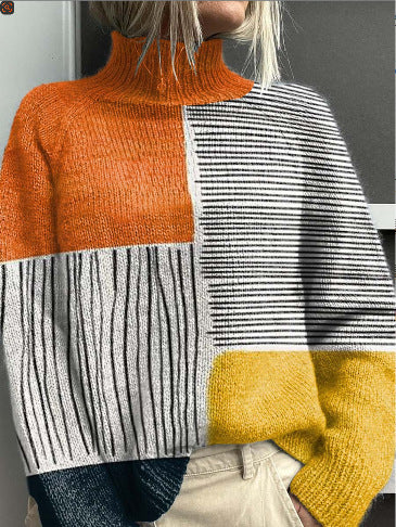 Jessica™ | Floral Turtleneck Sweater
