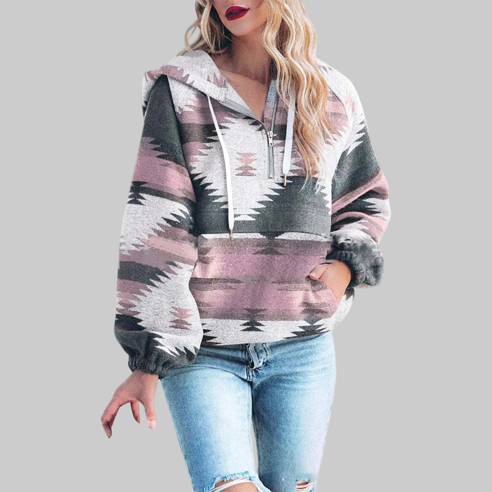 Isabella™ | Oversized Zip-Up Hoodie