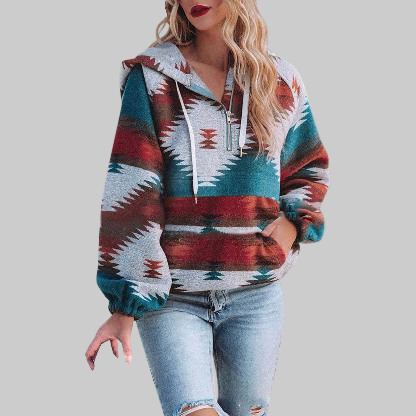 Isabella™ | Oversized Zip-Up Hoodie