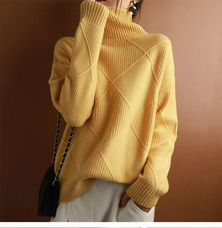 Isabella™ | Turtleneck Wool Sweater