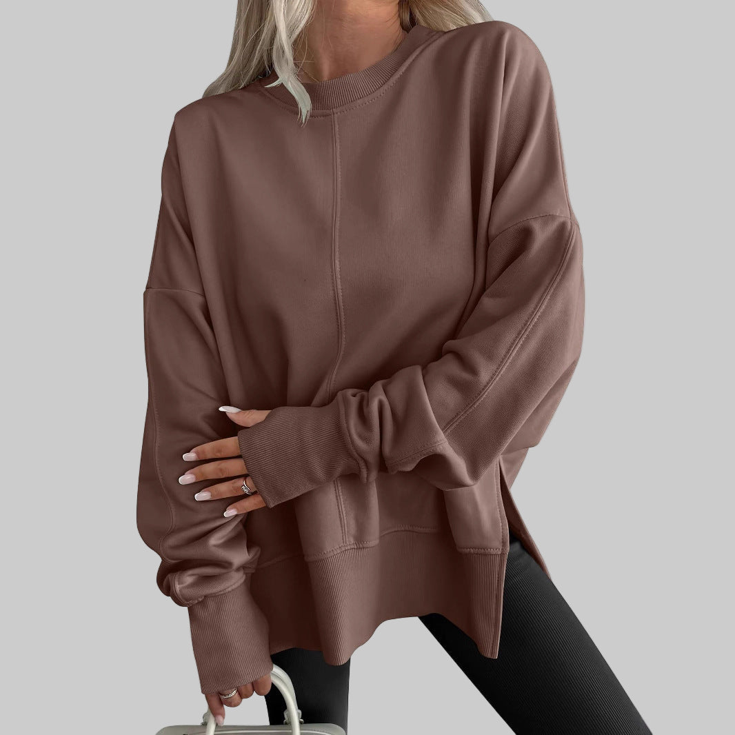 Mia™ | Oversized Long Sleeve Sweatshirt